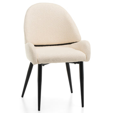 Bergamo eetkamerstoel beige douclé