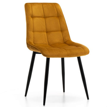 Soft Velour Upholstered Chair